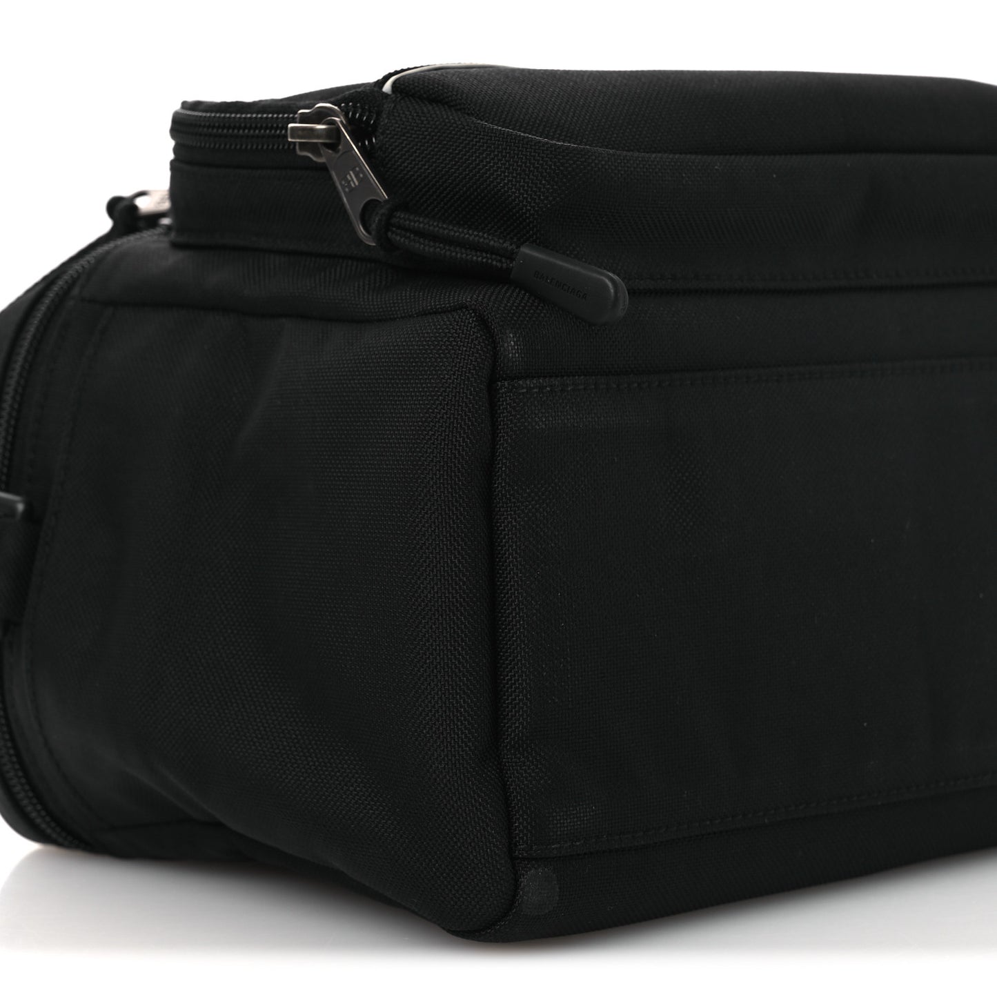 Nylon Logo Sport Camera Bag Black