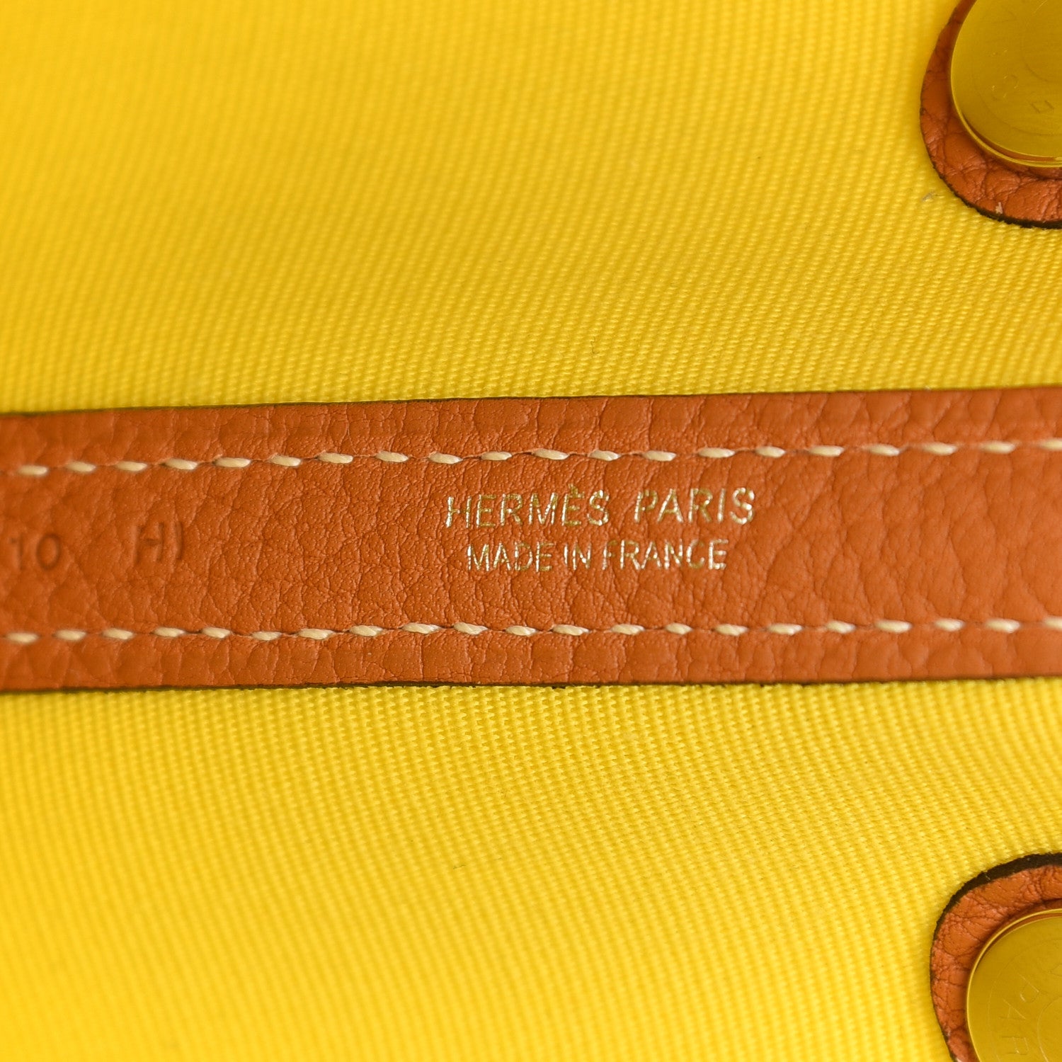 Hermes Toile Officier Negonda Garden Party 30 TPM Lime Toffee 11 of 16