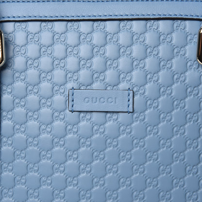 Gucci Microguccissima Medium Dome Bag Mineral Blue 9 of 9