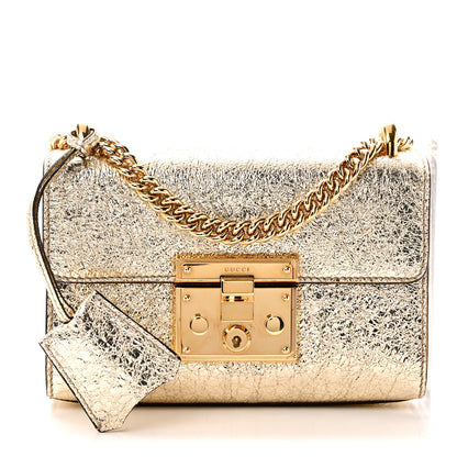 Gucci Galassia Small Padlock Shoulder Bag Platino 1 of 11