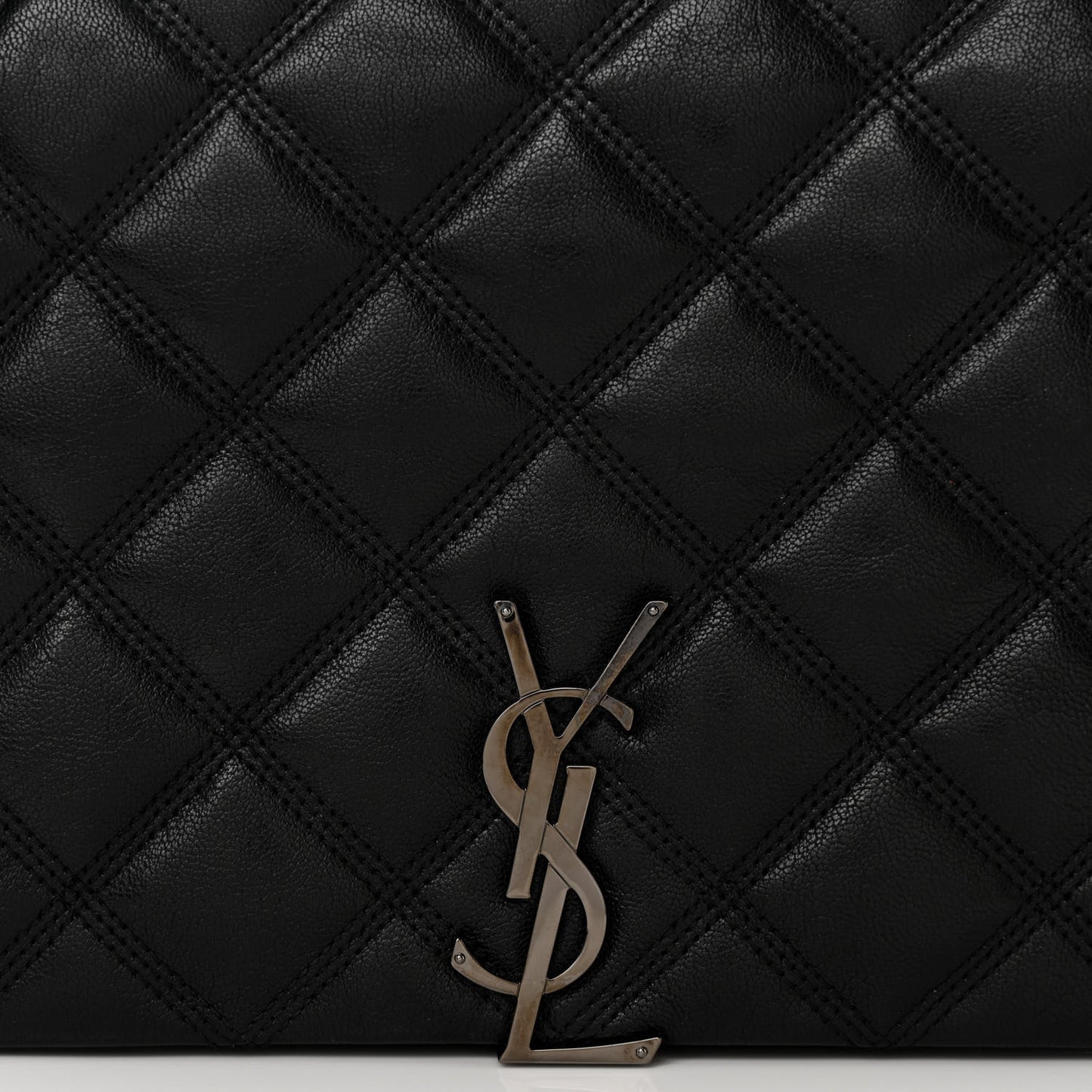 Lambskin Quilted Mini Becky Chain Bag Black