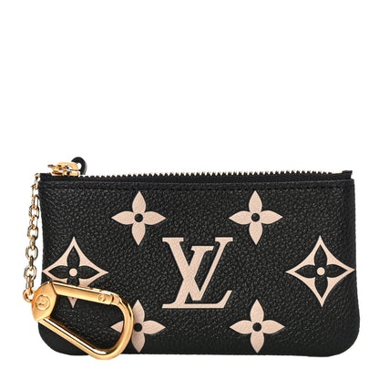 Louis Vuitton Empreinte Monogram Giant Key Pouch Black Beige 1 of 10