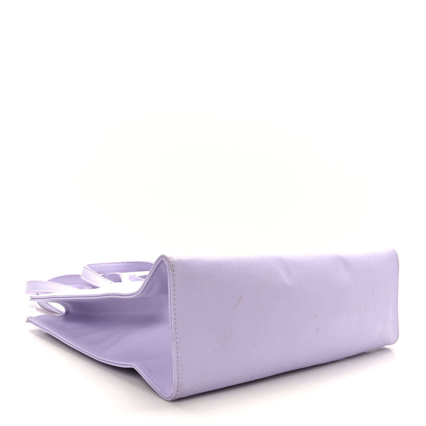 Vegan Leather Medium Shopping Bag Lavender