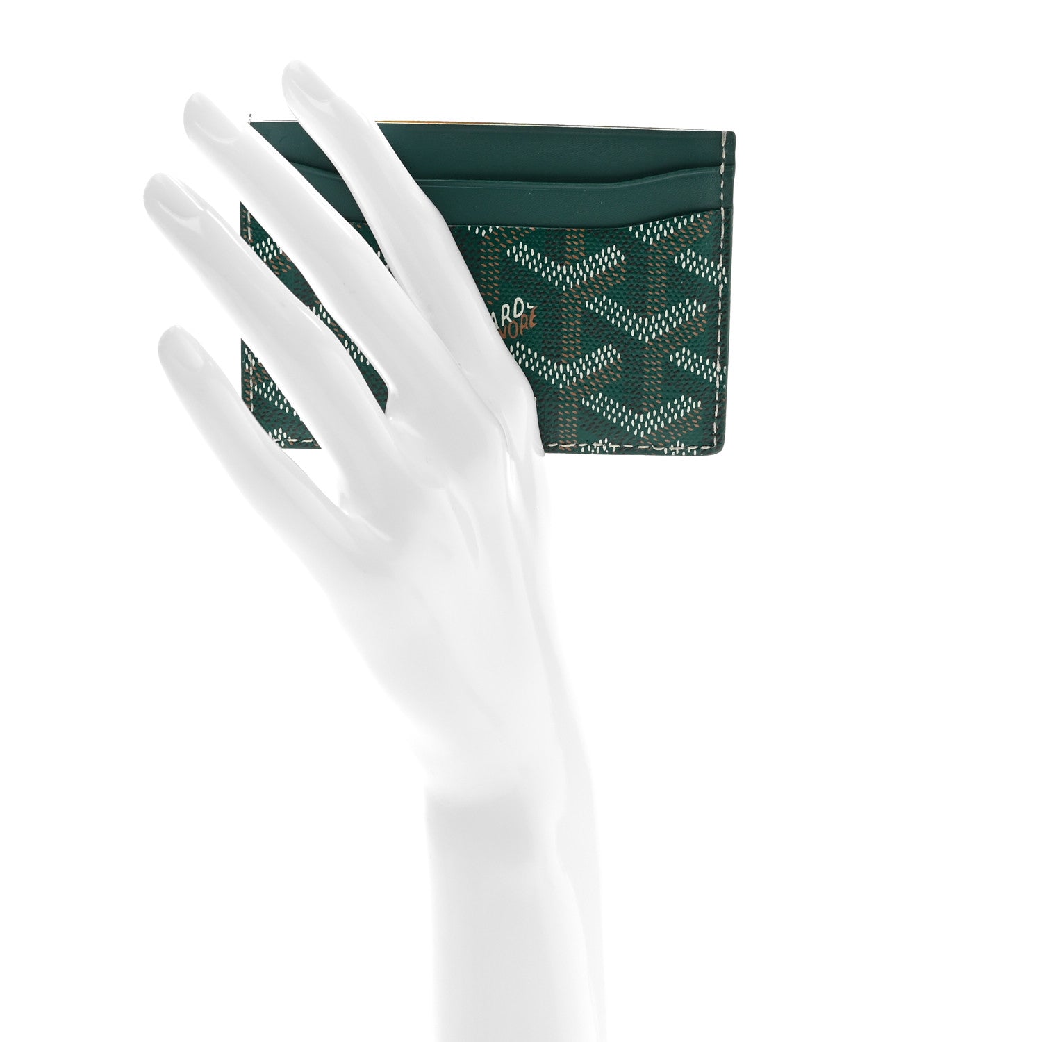 Goyard Goyardine Saint Sulpice Card Holder Green 2 of 9