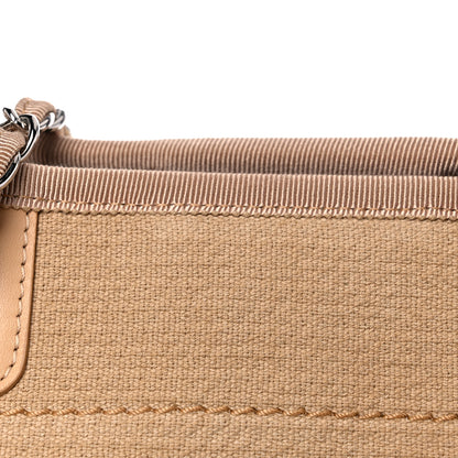 Chanel Mixed Fibers Small Deauville Tote Beige 12 of 14