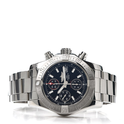 Breitling Stainless Steel 43mm Avenger II Chronograph Automatic Watch Black A13381 2 of 6