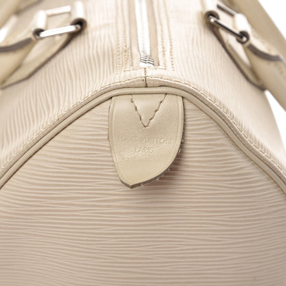 Louis Vuitton Epi Speedy 25 Ivory 6 of 15