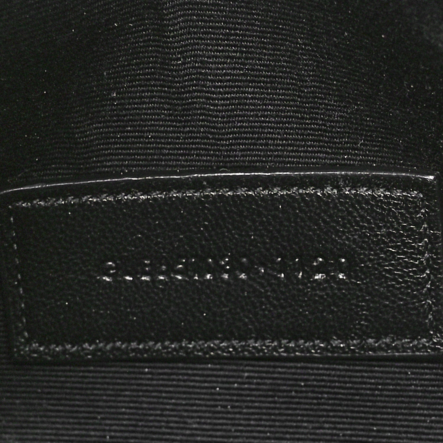 Saint Laurent Grain De Poudre Textured Mixed Matelasse Triquilt Monogram Clutch Black 7 of 10