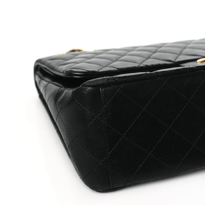 Chanel Lambskin Quilted Maxi Double Flap Black 9 of 10