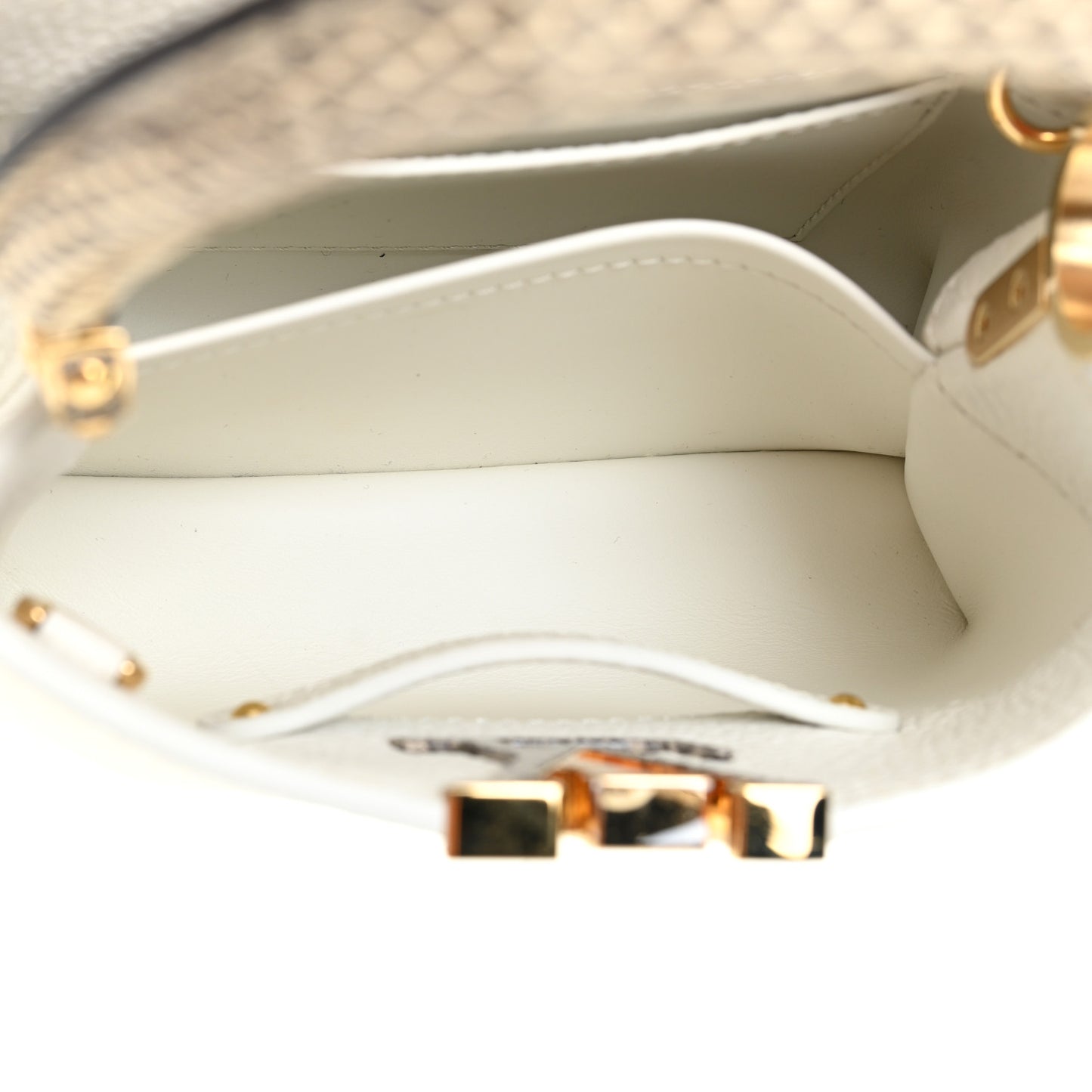 Taurillon Ayers Capucines Mini White Snow White