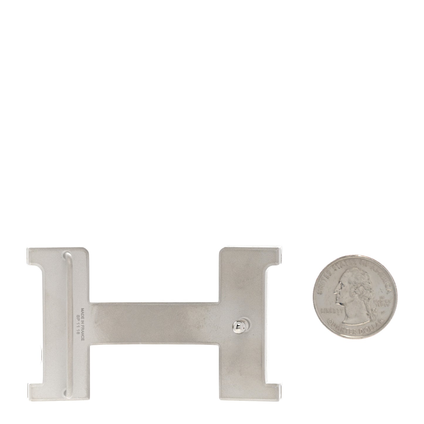 Brushed Palladium 42mm Constance 2 Belt Buckle