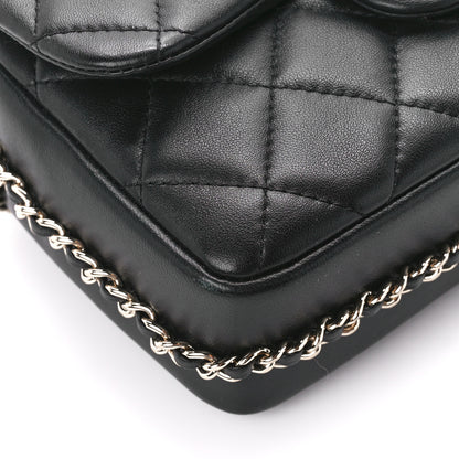 Chanel Lambskin Quilted Small My Precious Flap Black 10 of 11