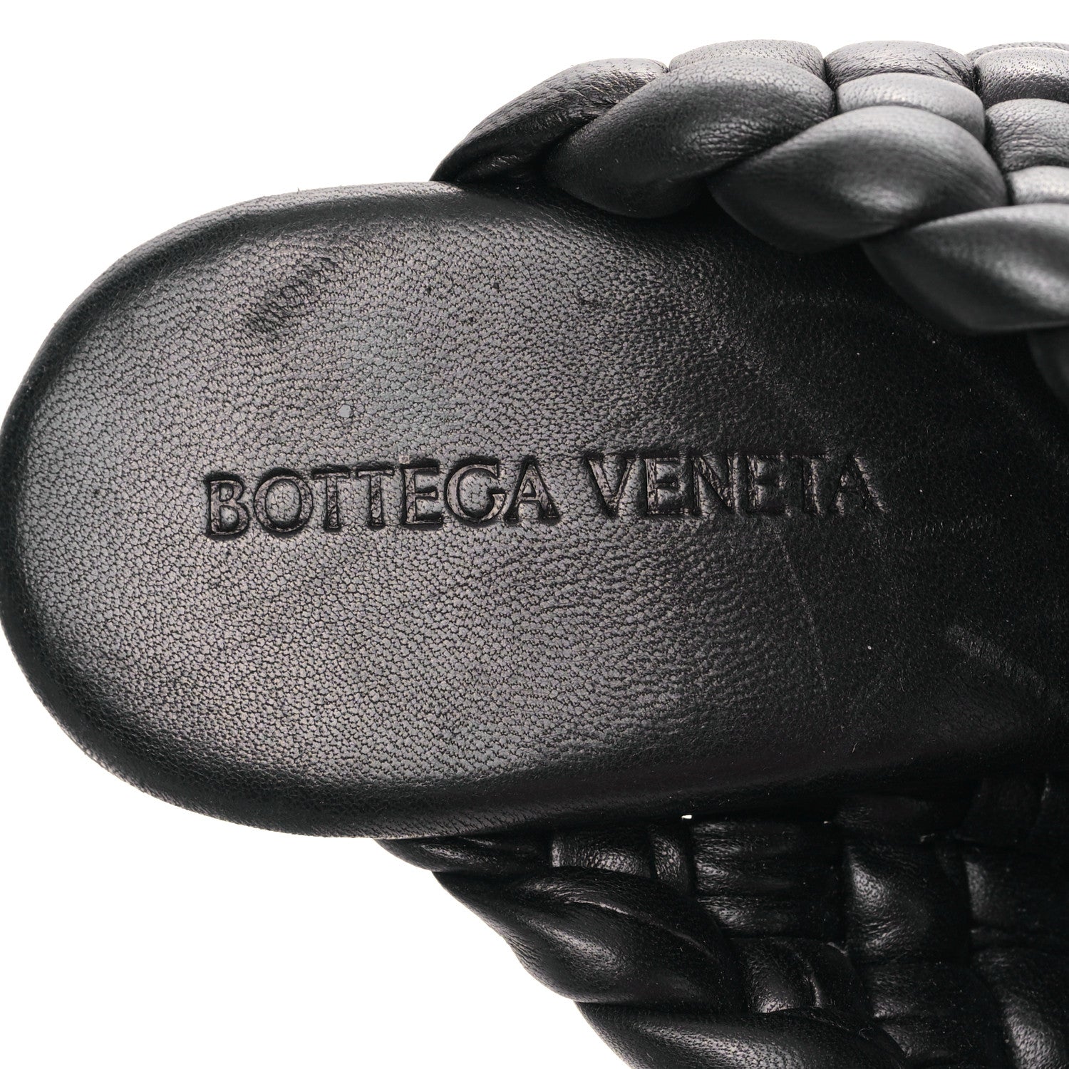 Bottega Veneta Nappa Twisted Padded Intrecciato Curve Slide Sandals 40 Black 7 of 7