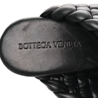 Bottega Veneta Nappa Twisted Padded Intrecciato Curve Slide Sandals 40 Black 7 of 7