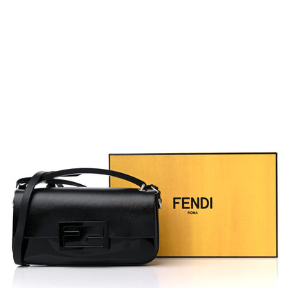 Fendi Vitello Liberty Sfumato Phone Baguette Black 9 of 9