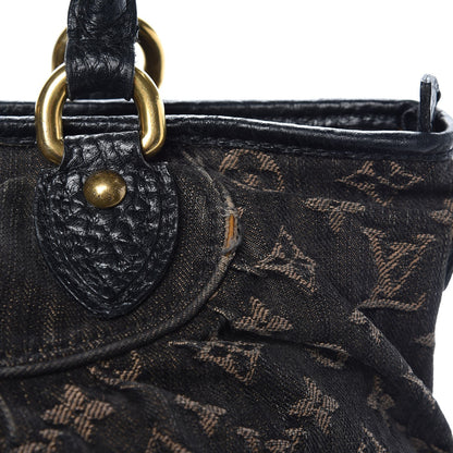 Louis Vuitton Denim Neo Cabby GM Black 9 of 13