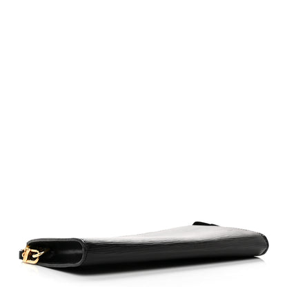 Louis Vuitton Epi Pochette Accessories 21 Black 4 of 6
