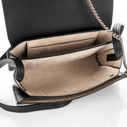 Chloe Suede Calfskin Small Faye Shoulder Bag Black 5 of 7