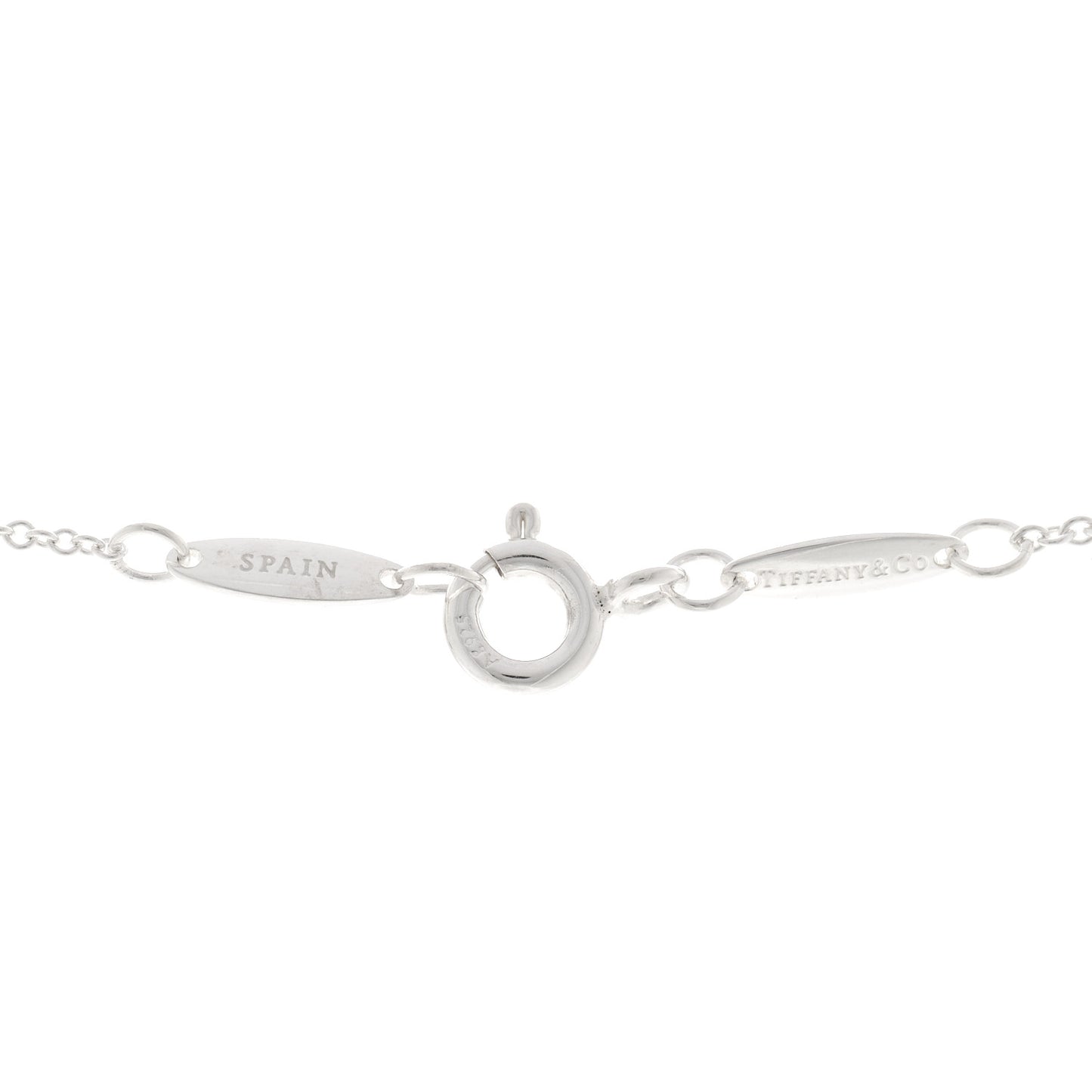 Sterling Silver Diamond 12mm Elsa Peretti Starfish Pendant Necklace