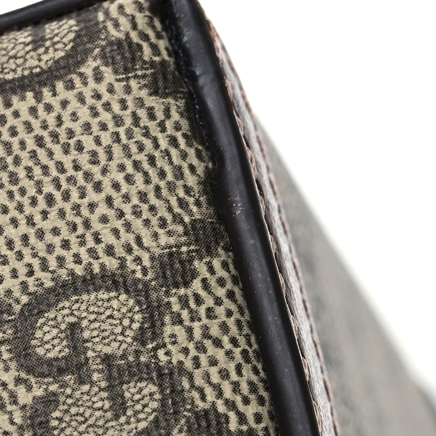 GG Supreme Monogram Mini Horsebit 1955 Shoulder Bag Beige Brown Sugar