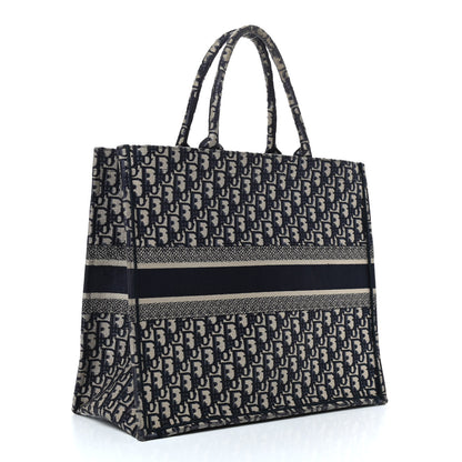 Christian Dior Oblique Book Tote Blue Multicolor 3 of 9