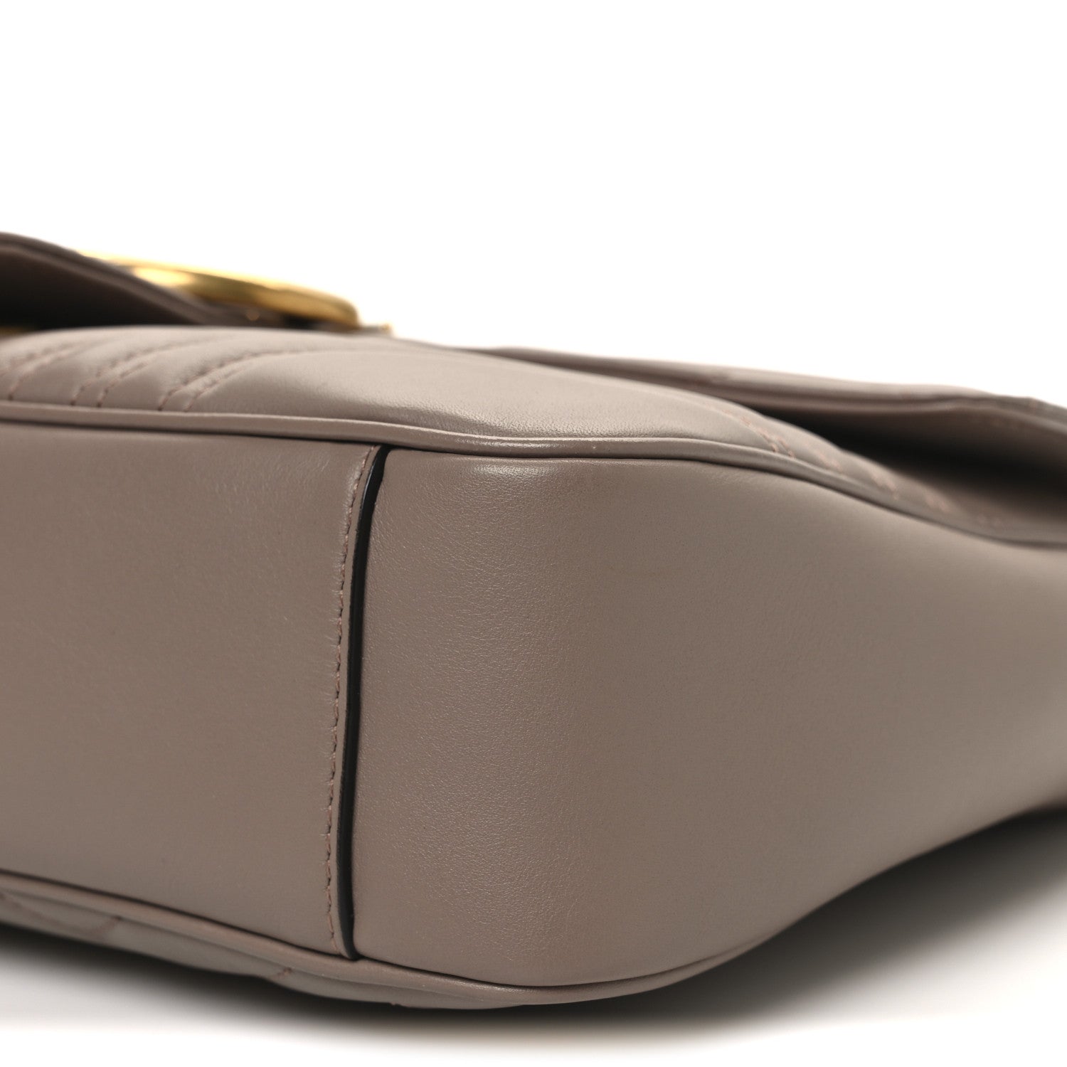 Gucci Calfskin Matelasse Medium GG Marmont Shoulder Bag Porcelain Rose 10 of 12