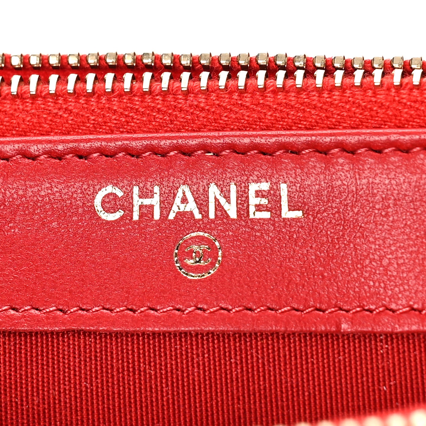 Lambskin Quilted Small Boy Clutch With Chain Red