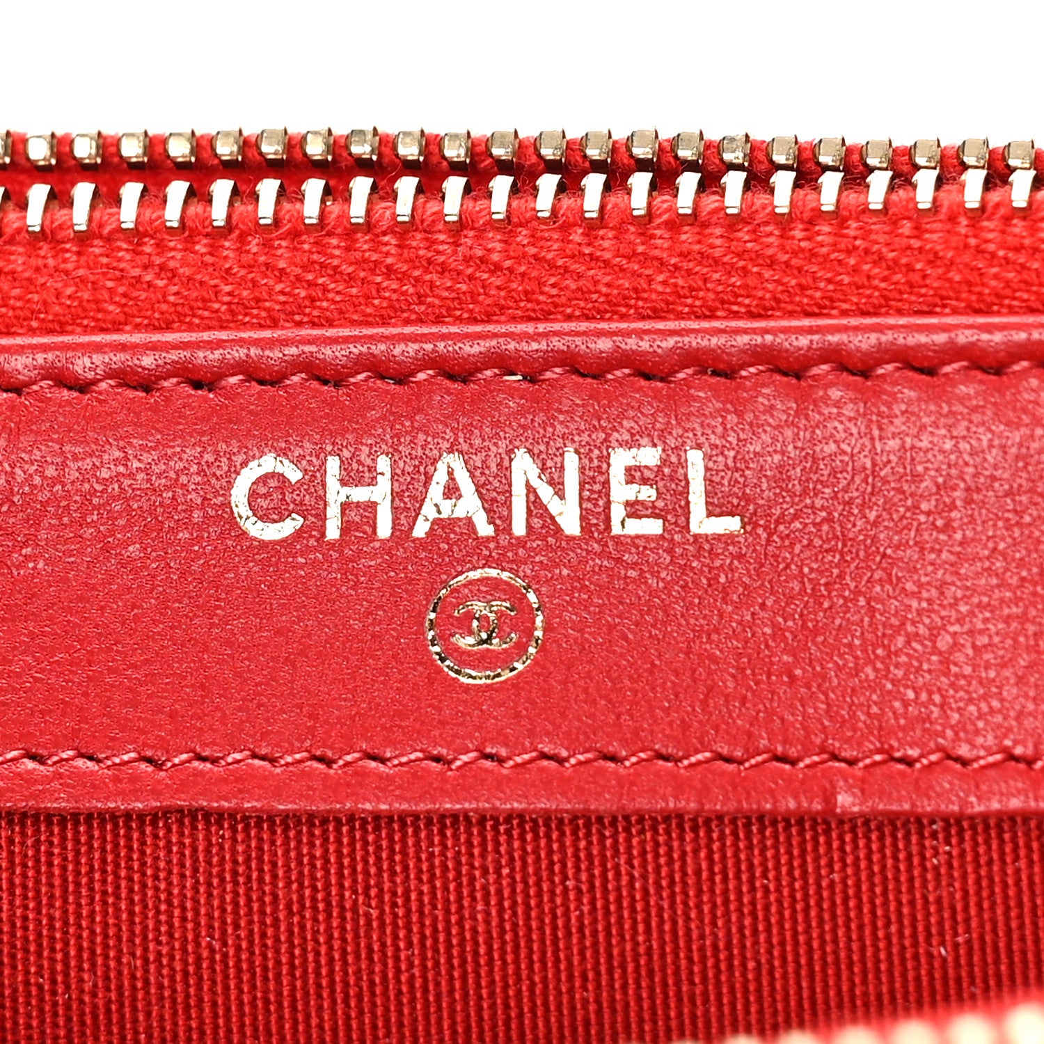 Chanel Lambskin Quilted Small Boy Clutch With Chain Red 7 of 11
