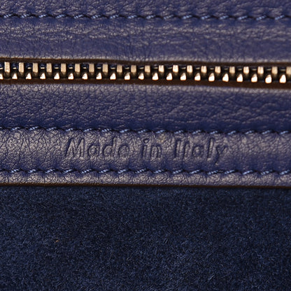 Celine Supple Calfskin Medium Phantom Luggage Indigo 6 of 10