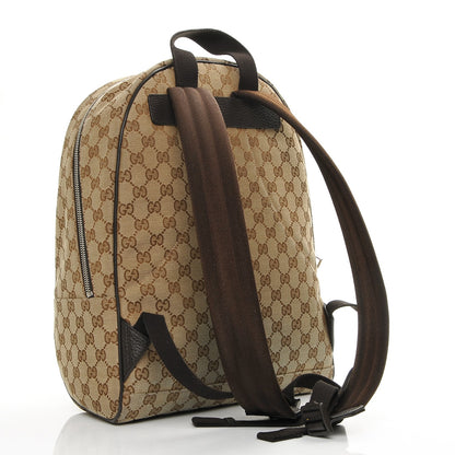 Gucci GG Monogram Travel Backpack Dark Brown 3 of 9