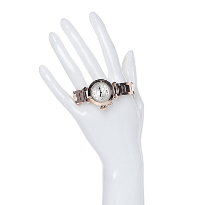 Cartier 18K Pink Gold Diamond 27mm Miss Pasha Quartz Watch 2 of 10