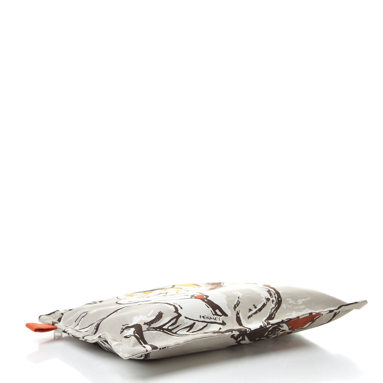 Hermes Toile Equator Trousse GM Grey 4 of 7
