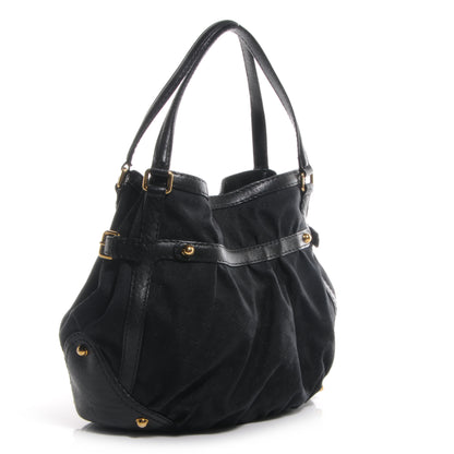 Gucci Monogram Medium Jockey Tote Black 3 of 9