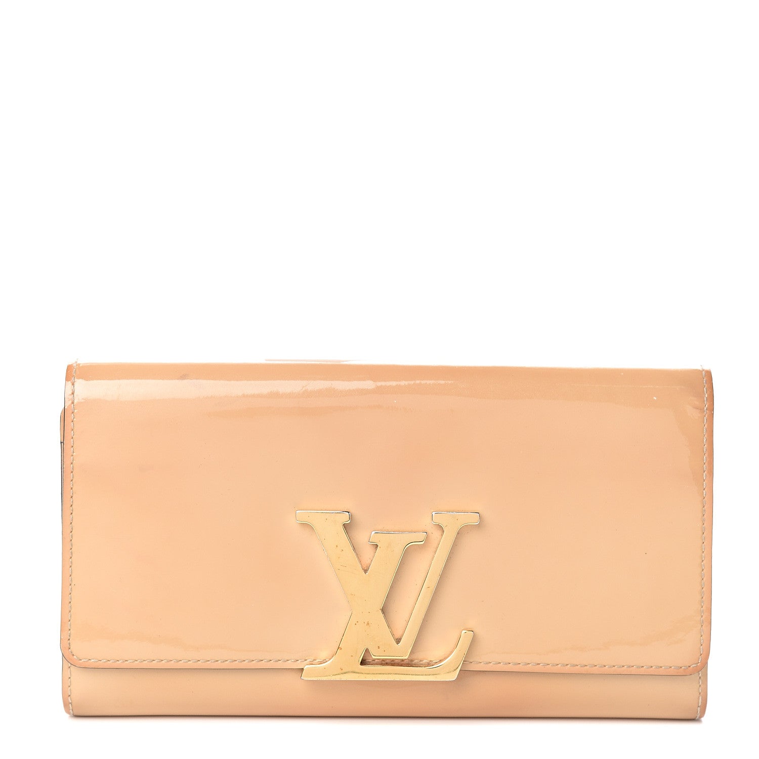 Louis Vuitton Patent Louise Wallet Dune 1 of 12