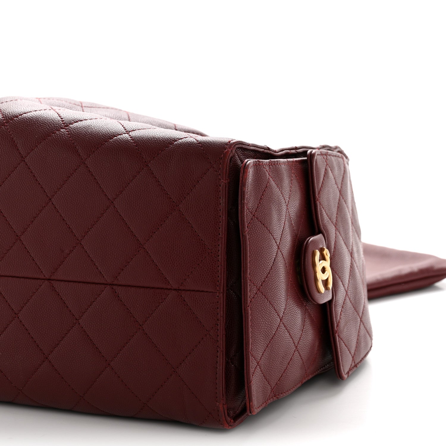 Chanel Caviar Quilted Medium Chanel 25 Handbag Burgundy 11 of 12