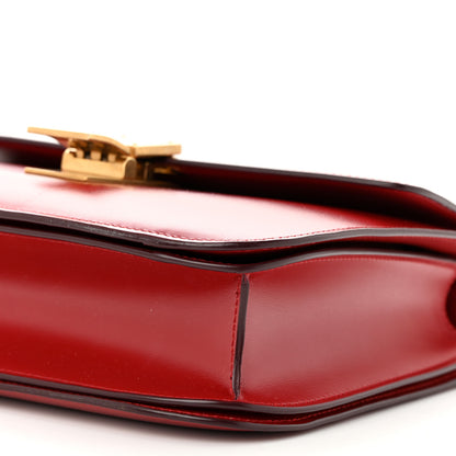 Celine Box Calfskin Medium Classic Box Flap Bag Red 10 of 13