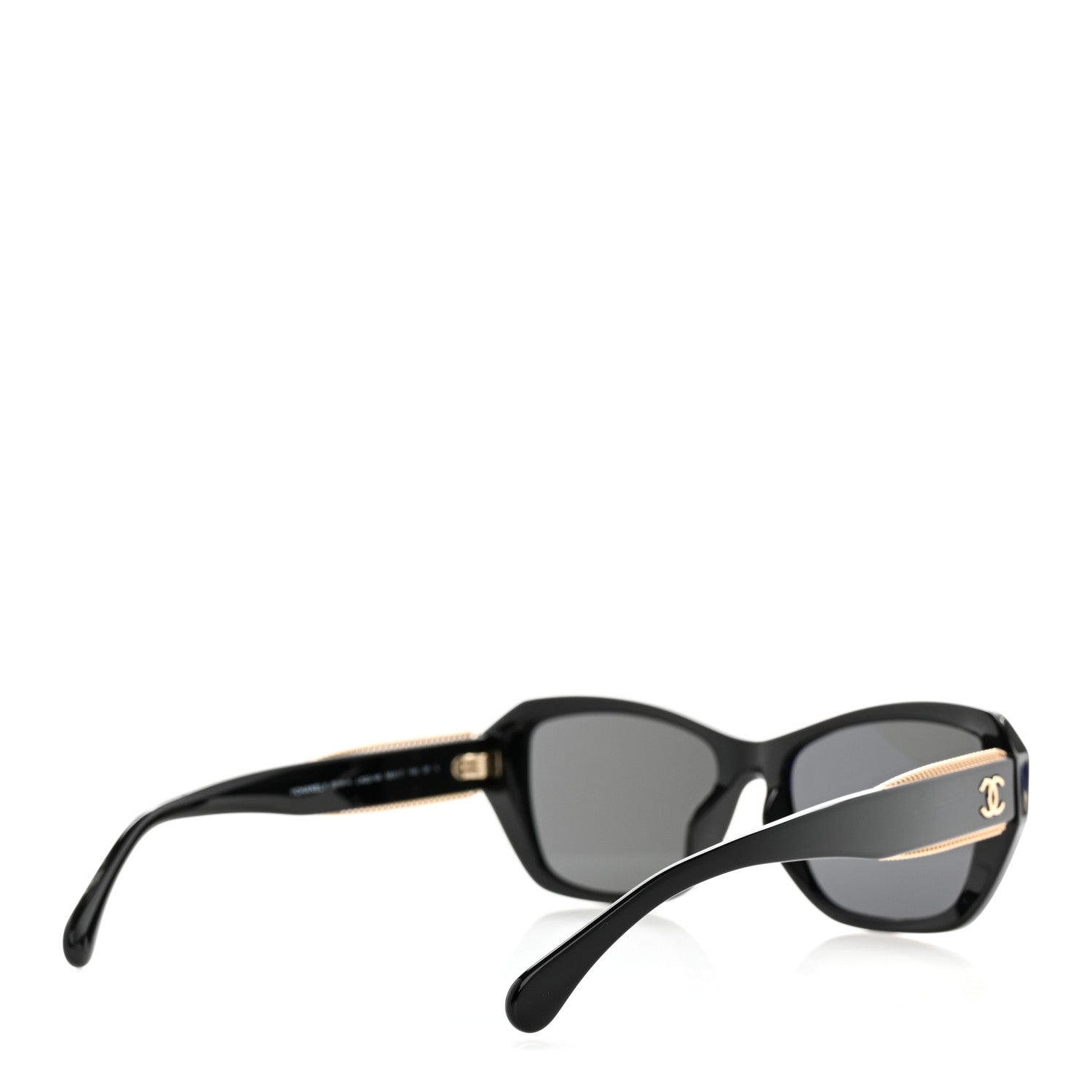 Chanel Acetate CC Sunglasses 5516-A Black 4 of 10