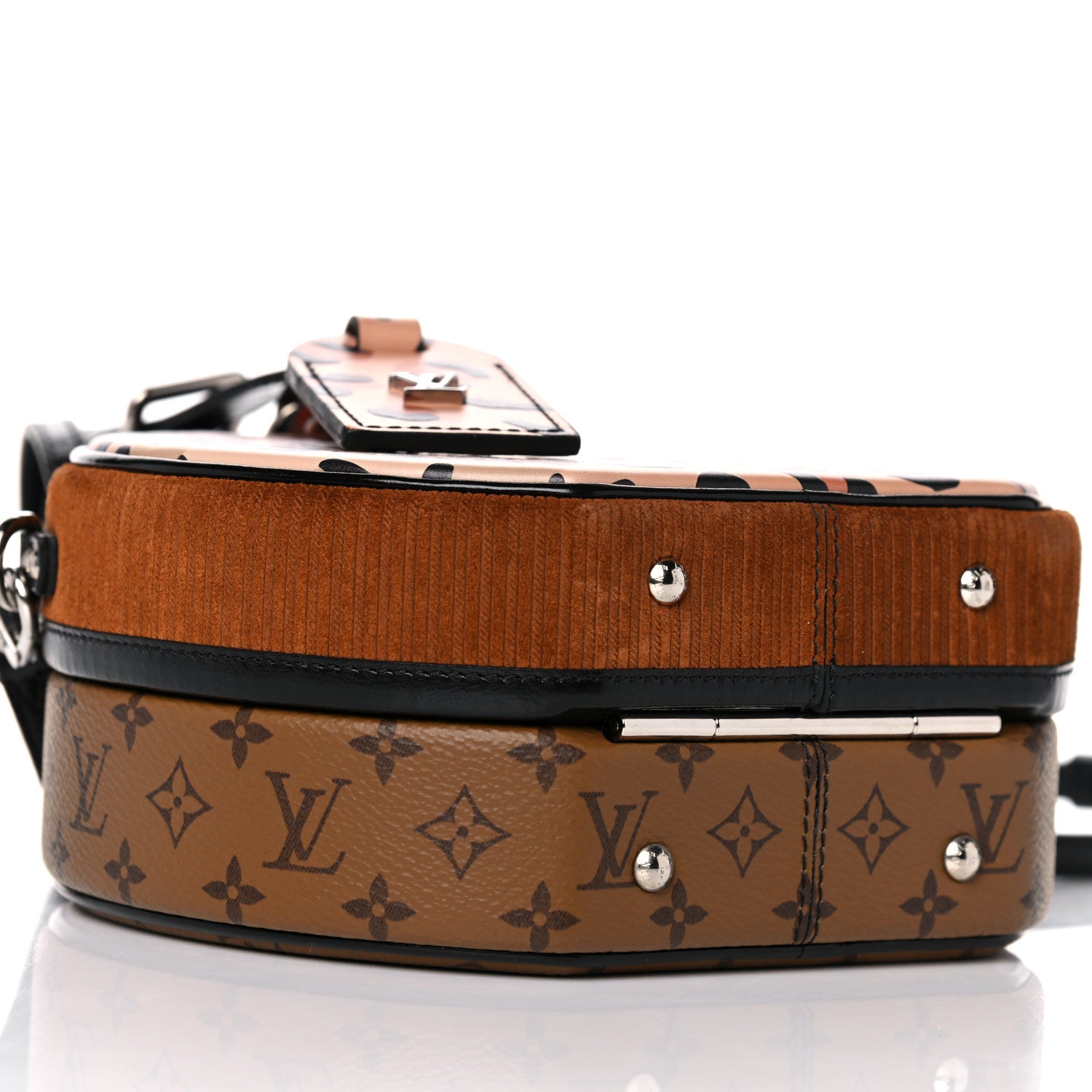 Louis Vuitton Reverse Monogram Leopard Petite Boite Chapeau 7 of 13
