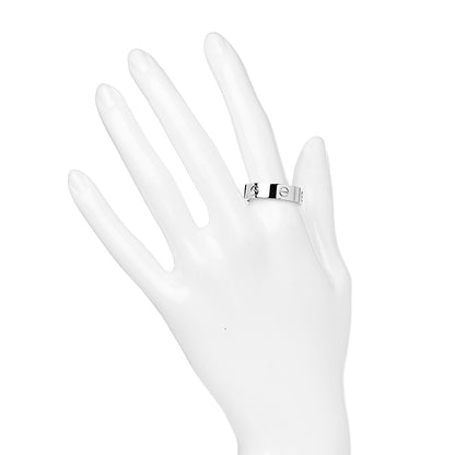 Cartier 18K White Gold 6mm LOVE Ring 62 10 2 of 4