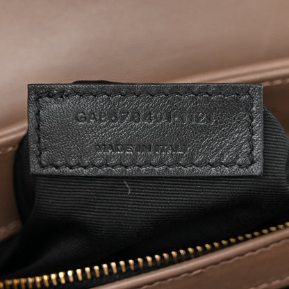 Saint Laurent Calfskin Y Quilted Monogram Toy Loulou Crossbody Bag Taupe 8 of 11