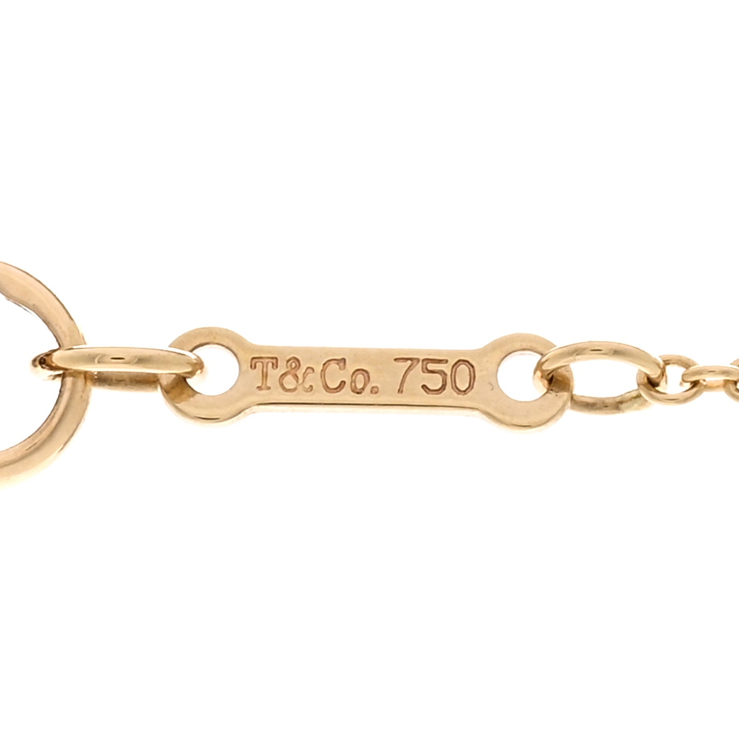 18K Yellow Gold Diamond Paloma Picasso Venezia Stella Pendant Necklace