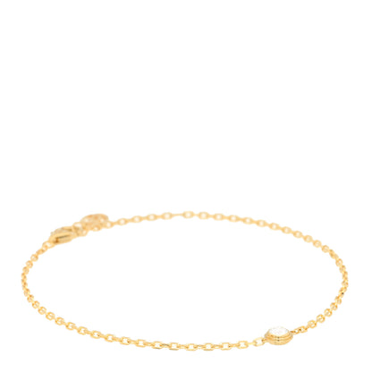 Cartier 18K Yellow Gold Diamond LM D'Amour Bracelet 1 of 4