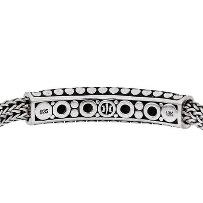 John Hardy Sterling Silver 18K Yellow Gold Dot Station Classic Chain Bracelet 3 of 3