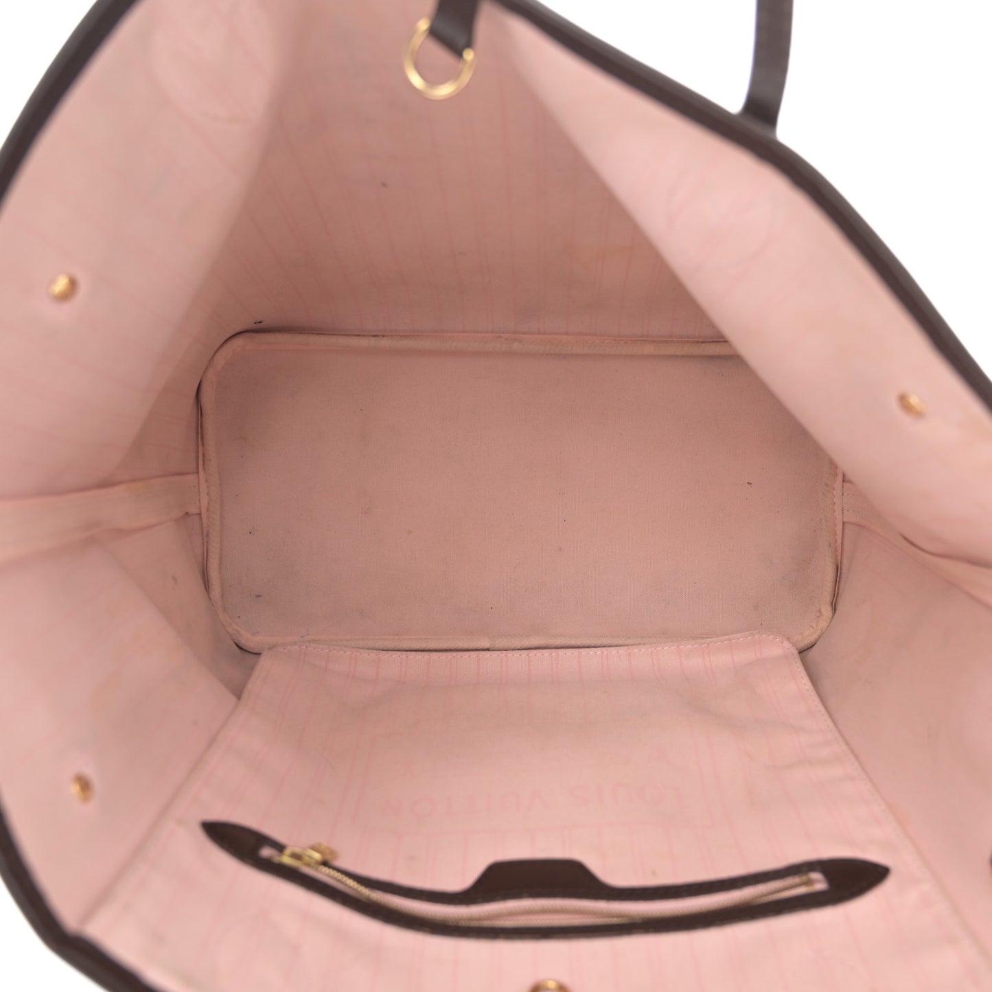 Damier Ebene Neo Neverfull MM Rose Ballerine