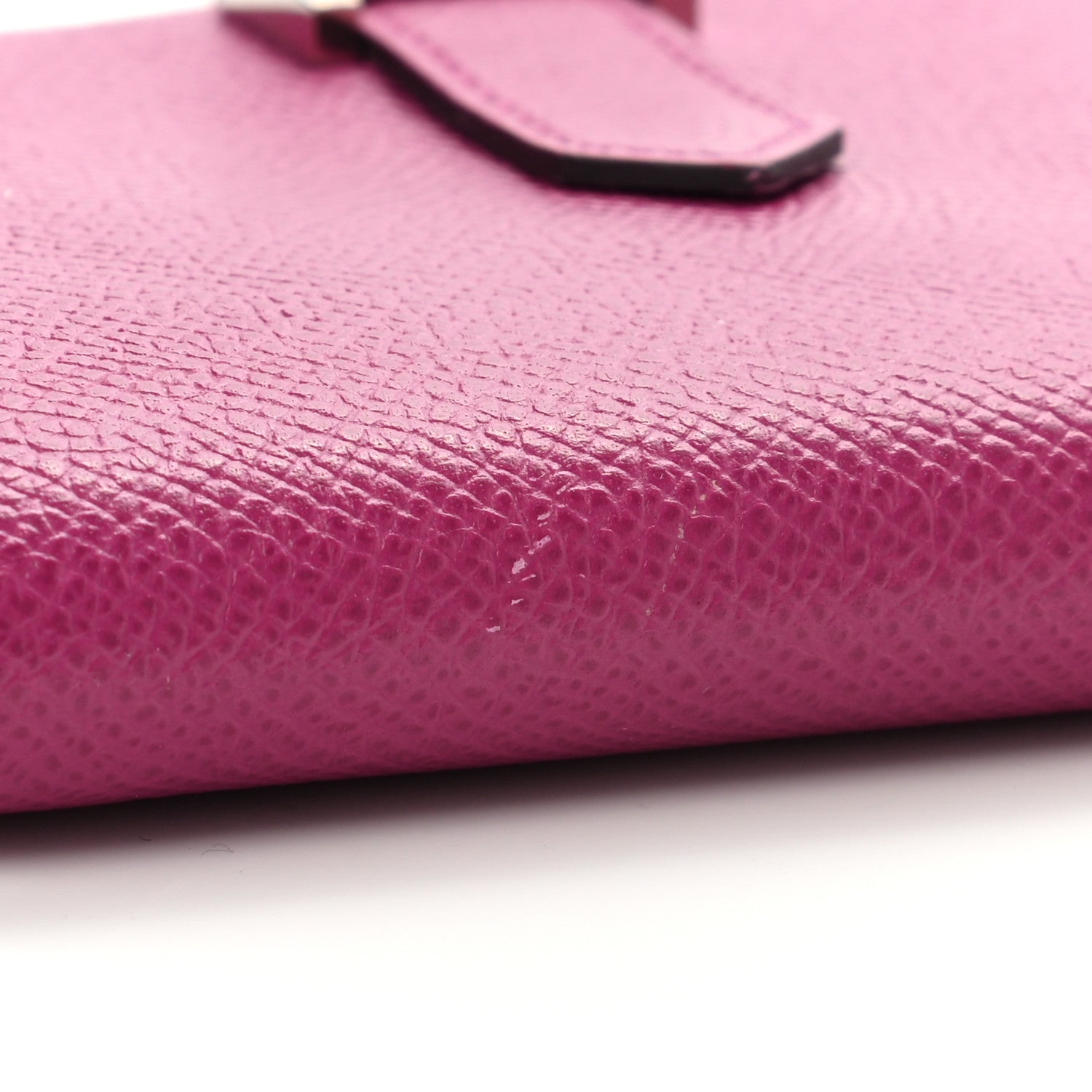 Hermes Epsom Bearn Compact Wallet Rose Pourpre 11 of 12
