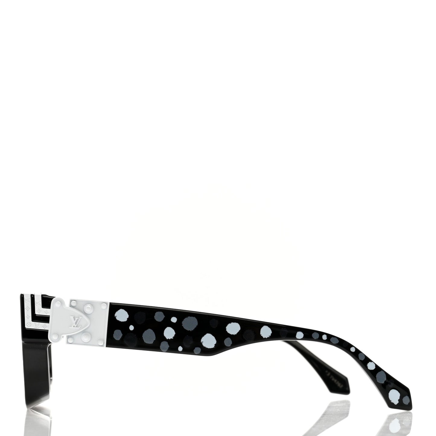 LV X YK Painted Dots 1.1 Millionaires Sunglasses Z1904W Black