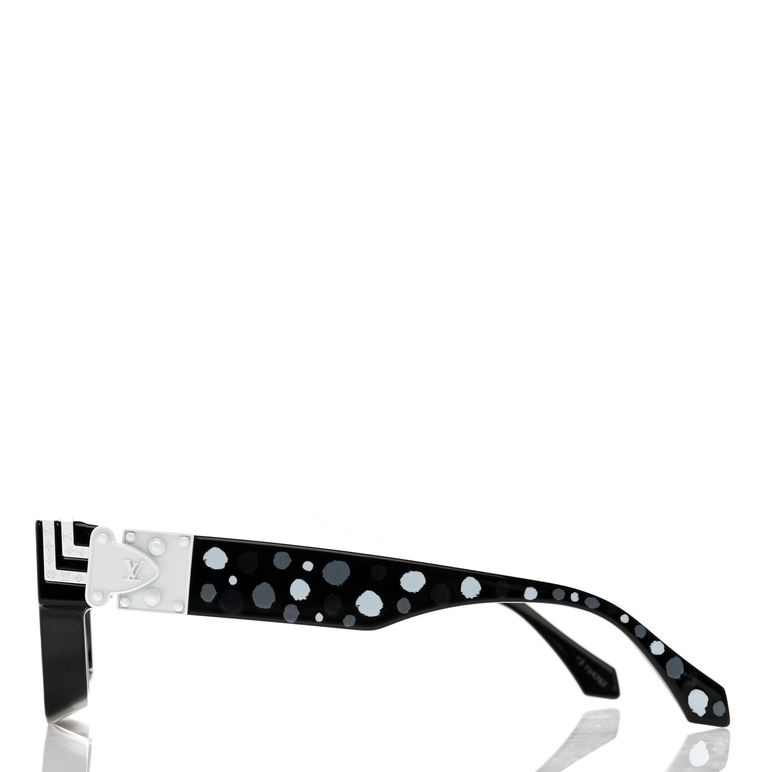 Louis Vuitton LV X YK Painted Dots 1.1 Millionaires Sunglasses Z1904W Black 3 of 10