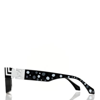 Louis Vuitton LV X YK Painted Dots 1.1 Millionaires Sunglasses Z1904W Black 3 of 10