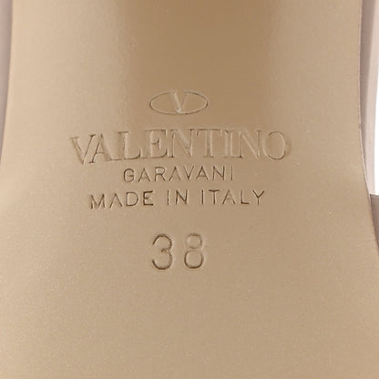 Valentino Garavani Calfskin Rockstud 60mm City Sandals 38 Poudre 7 of 8