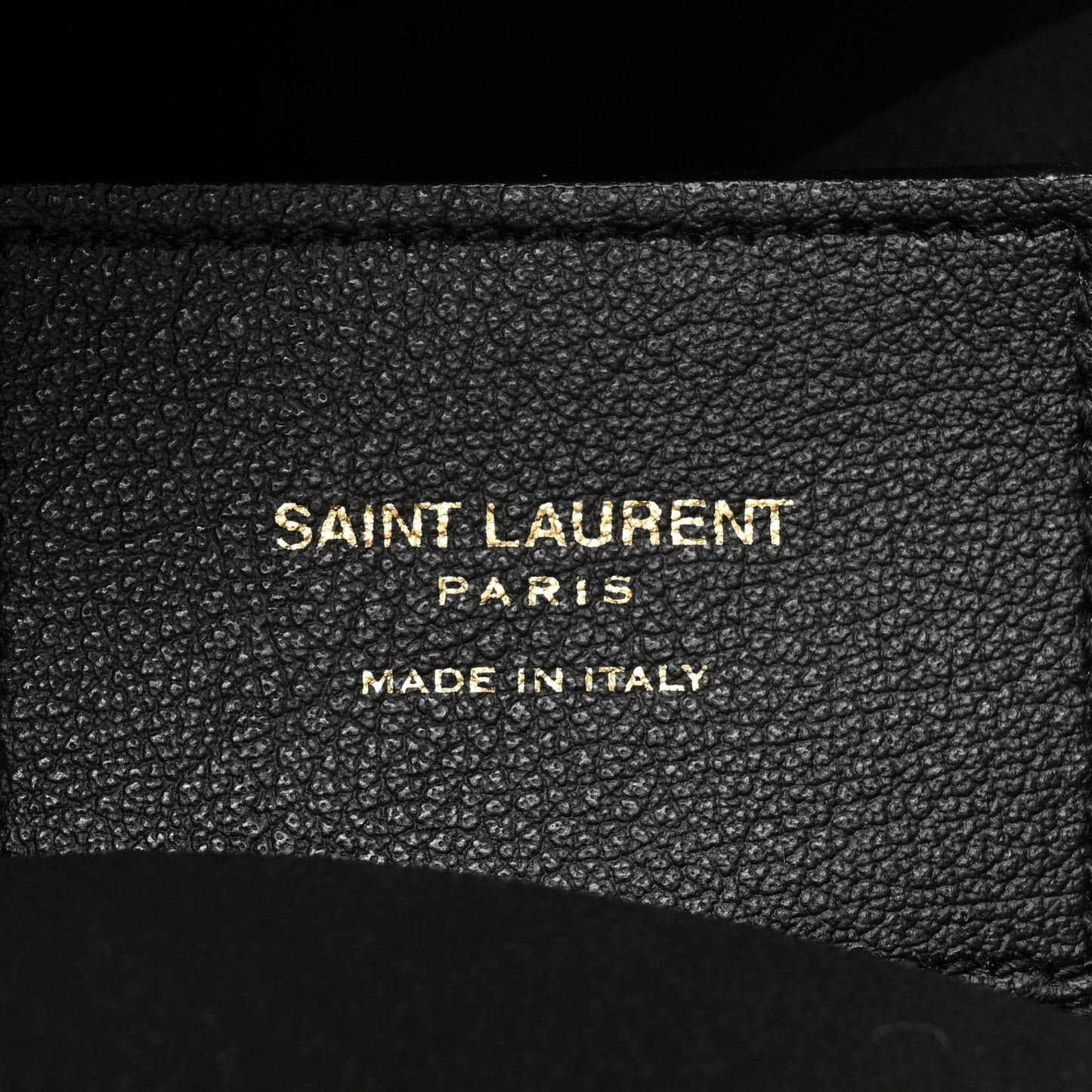 Calfskin Large Shopping Tote Black